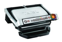 Grill elektryczny Tefal Optigrill+ GC 716D12 (Akcesorium do gofrów; stołowy-zamknięty; 2000W; kolor srebrny)