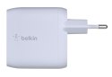 Ładowarka Belkin BoostCharge Dual USB-C PD 3.0 Wall Charger 40W White