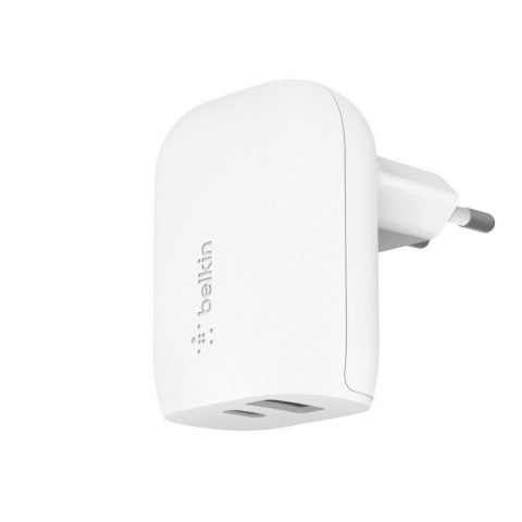 Ładowarka Belkin BoostCharge Dual USB-C + USB-A Wall Charger with PPS 37W White