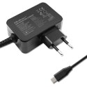 QOLTEC ŁADOWARKA GAN POWER PRO | 1XUSB-C | 45W | 5-20V | 2.25-3A | CZARNA