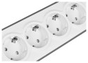 Listwa zasilająca Belkin Power Surge 6-PORT 650J 2m Grey/White Schuko