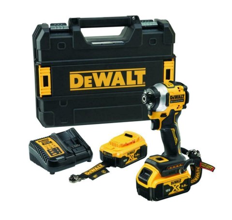 DEWALT.ZAKRĘTARKA UDAR.18V DCF850P2T 208Nm 2x5,0Ah TSTAK LANYARD READY