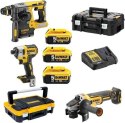 ZESTAW ELEKTRONARZĘDZI COMBO DEWALT DCK305P3T (DCF887+DCH273+DCG405)