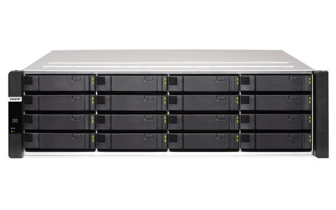 Qnap ES1686dc-2123IT-64G, 3U, 16 x 2.5"/3.5" SAS, Intel Xeon D-2123IT 4C/8T, 64GB DDR4 (32GB for each controller), 3 Gigabit LAN