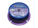 Płyta DVD Verbatim 43757 (8,5GB; 8x; 25szt.; Cake)