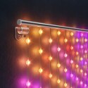 Twinkly Matrix - 480 RGB LED Lampki w kształcie pereł, przezroczysty przewód, 3.3x3.3ft typ wtyczki F