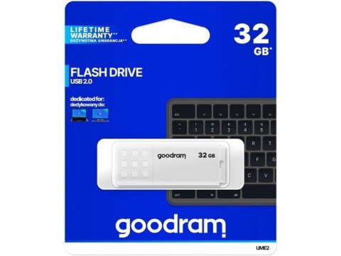 Pendrive GoodRam UME2 UME2-0320W0R11 (32GB; USB 2.0; kolor biały)