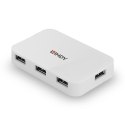 Lindy 43143 huby i koncentratory USB 3.2 Gen 1 (3.1 Gen 1) Type-A 5000 Mbit/s Biały