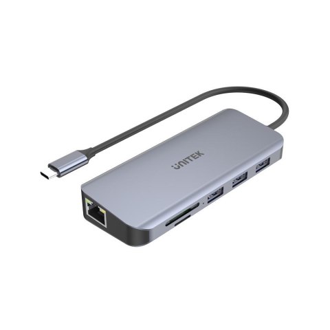 UNITEK HUB USB-C 3XUSB 3.1, PD, HDMI, SD, VGA RJ45