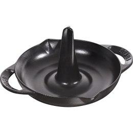 Opiekacz do kurczaka Staub - 24 cm, Czarny