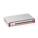 Firewall Zyxel USGFLEX500H 12xWAN/LAN SPI firewall: 10000 Mbps Max. IPsec VPN: 300