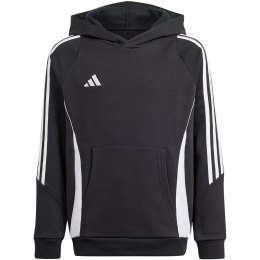 Bluza dla dzieci adidas Tiro 24 Hooded Sweat czarna IJ5611 140cm