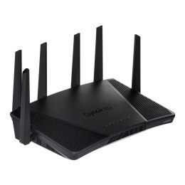 Synology Router RT6600ax, Wi-Fi 6, IEEE 802.11a/b/g/n/ac/ax, 1x 2.5GbE, 3x 1GbE, 1xUSB 3.2, Dual WAN, Three-band router