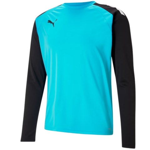 Bluza bramkarska męska Puma teamPACER GK LS niebiesko-czarna 704933 40 XL