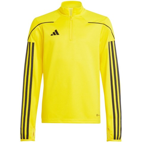 Bluza dla dzieci adidas Tiro 23 League Training Top żółto-czarna IC7880 140cm