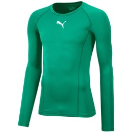 Koszulka męska Puma Liga Baselayer Tee LS zielona 655920 05 L