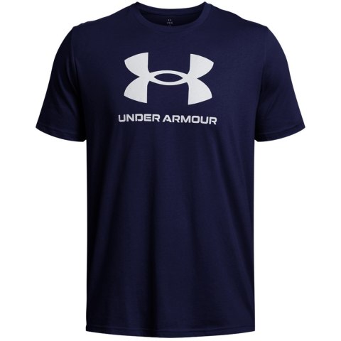 Koszulka męska Under Armour Sportstyle Logo granatowa 1382911 408 L