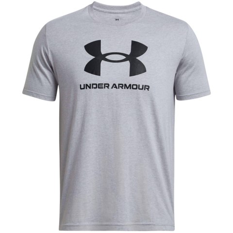 Koszulka męska Under Armour Sportstyle Logo szara 1382911 035 XL