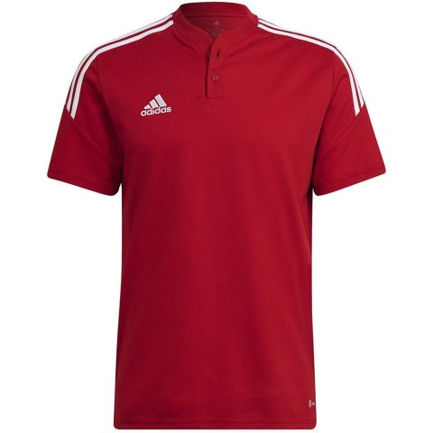 Koszulka męska adidas Condivo 22 Polo czerwona H44107 L