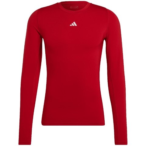 Koszulka męska adidas Techfit Aeroready Long Sleeve Tee czerwona HP0639 M