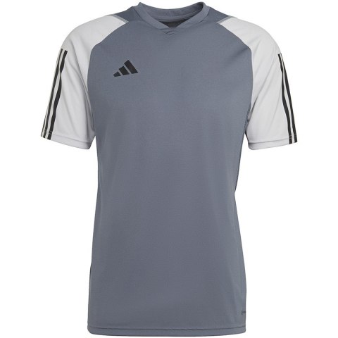 Koszulka męska adidas Tiro 23 Competition Jersey szara HP1906 2XL