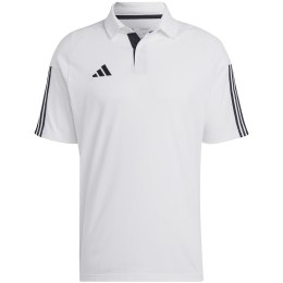 Koszulka męska adidas Tiro 23 Competition Polo biała IC4575 S