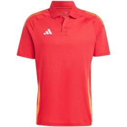 Koszulka męska adidas Tiro 24 Competition Polo czerwona IR7563 L