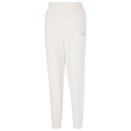 Spodnie damskie Puma ESS+ Embroidery High-Waist Pants FL kremowe 670007 99 L