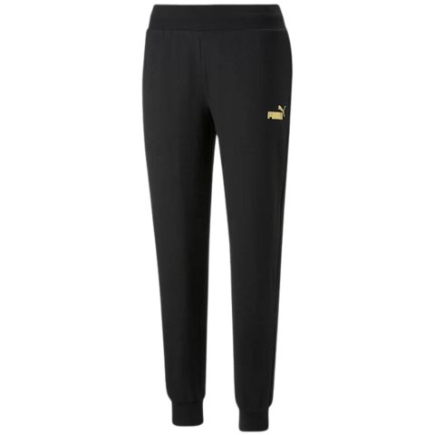 Spodnie damskie Puma ESS+ Metallic Pants FL czarne 849959 01 XL