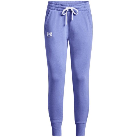 Spodnie damskie Under Armour Rival Fleece fioletowe 1356416 495 M