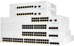 Cisco CBS220-8FP-E-2G-EU łącza sieciowe Zarządzany L2 Gigabit Ethernet (10/100/1000) Obsługa PoE Biały