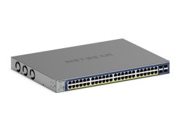 NETGEAR GS752TXP Zarządzany L2/L3/L4 10G Ethernet (100/1000/10000) Obsługa PoE Czarny