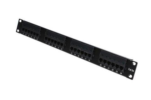 Extralink CAT5E UTP | Patchpanel | 24 porty