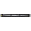 Patch panel 19'' Netrack 24-porty kat. 5e FTP, z półką