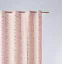 Zasłona GLAMMY Dusty Pink 140x250