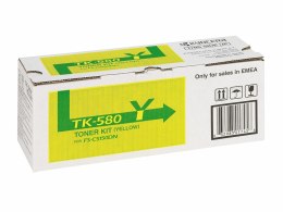 KYOCERA TK-580Y kaseta z tonerem 1 szt. Oryginalny Żółty