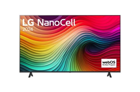 Telewizor LG 75NANO82T3B NanoCell 75'' 4K Ultra HD WebOS 24 Dolby Digital Plus DVB-T2 Czarny