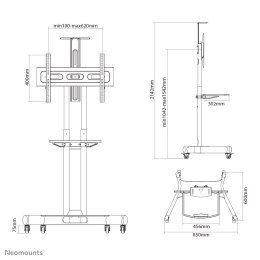 Uchwyt Neomounts by Newstar NM-M1700BLACK