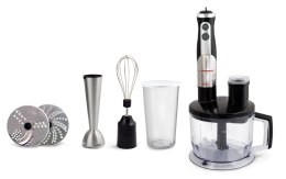 Esperanza EKM004 blender 0,6 L Blender immersyjny Czarny, Srebrny, Przezroczysty 800 W