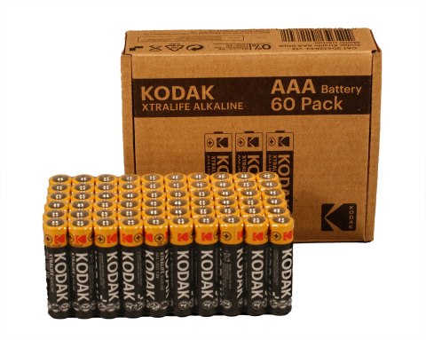 KODAK BATERIE ALKALICZNE XTRALIFE AAA LR3 X 60 SZT.