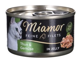 MIAMOR Feine Filets - filety mięsne smak: tuńczyk z warzywami 100g