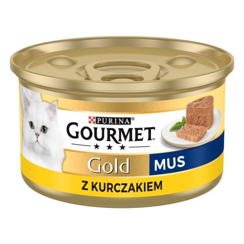 PURINA Gourmet Gold Mus z kurczakiem - mokra karma dla kota - 85g