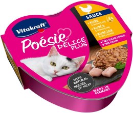 VITAKRAFT Poesie delice PLUS kurczak - Przysmak dla kota - 85g