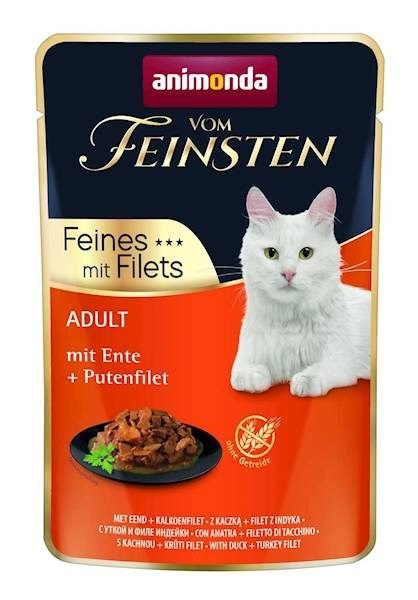 ANIMONDA vom Feinsten Kaczka, filet z indyka - mokra karma dla kota - 85 g