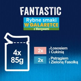 FELIX Fantastic Ryba z warzywami - mokra karma dla kota - 4x85g