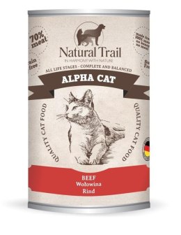 NATURAL TRAIL Cat Alpha Beef puszka 400g