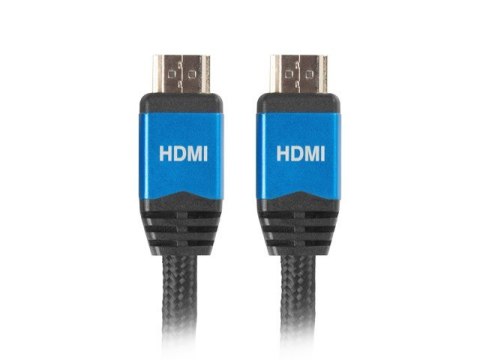 Kabel Lanberg Premium CA-HDMI-20CU-0018-BL (HDMI M - HDMI M; 1,8m; kolor czarny)