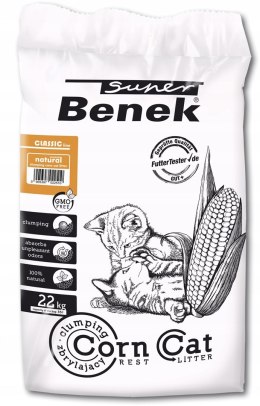 Super Benek Żwirek Corn Naturalny 35l / 22kg (WYPRZEDAŻ)