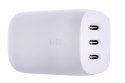 Ładowarka Belkin BoostCharge 3 Port USB-C PD 3.1 PPS Wall Charger 67W + USB-C to USB-C Cable 2m White