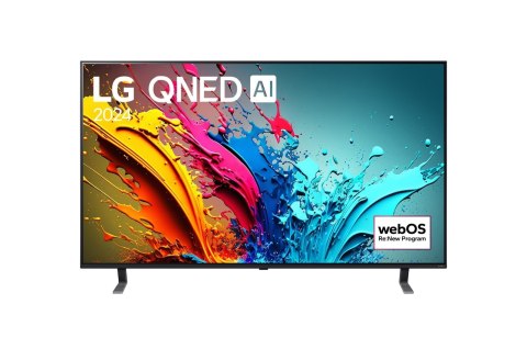 Telewizor LG 65QNED85T3C QNED 65'' 4K Ultra HD 120Hz WebOS 24 Dolby Digital Plus Czarny